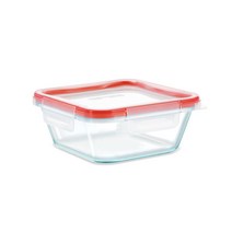 [KT알파쇼핑]코렐 파이렉스 사각 프레쉬락 4면 밀폐용기 950ml