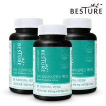 베스처 슈퍼프로바이오틱스 액티브 3병 6개월분 / 냉장배송 다니스코유산균, 9999