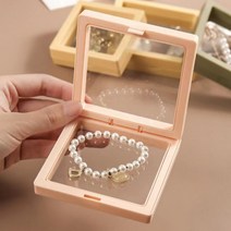 악세사리 포장 투명필름 케이스 밀착 피규어 보관함, 50개, 화이트