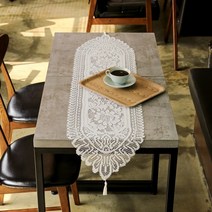 주방 식탁 레이스 테이블러너 33x137cm 북유럽러너, 상세페이지 참조, 상세페이지 참조