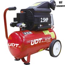 UDT 콤프레샤 UDT-2525 2.5마력 25리터 오일 500-5541, 상세페이지 참조