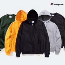 챔피온 길단 기모 맨투맨 후드티 후드집업 07.길단 88600 아시안핏 후드집업 레드/S