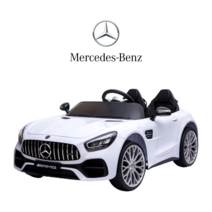 키즈생활연구소 벤츠 AMG GT 2인승 유아 어린이 아이 전동자동차 화이트