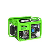 야외용 발전기 휘발유 휴대용 비상 캠핑용 단상 삼상, A타입 가솔린 220V 3000W 손전등