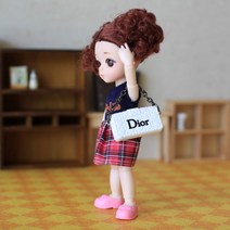 미니어쳐 핸드백모형 3color 작은가방소품 돌하우스소품, 블랙
