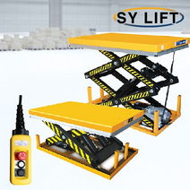 전동 테이블리프트 고정식 모음 SST-1001 ~ SST-4001 SST-1001D ~ SST-4001D 상판기본1300x820부터, 220V/SST-1001/1TON