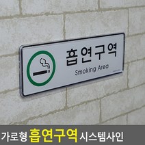 흡연구역 문구 그림 깔끔한 안내판 호실판 회사 까페 매장 사인 표찰 1인창업 푯말, 상세페이지참조