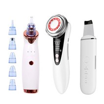 아쿠아 필링 기 갈바닉 클렌징 기계 각질 제거 피부 미용 관리 기기 4In 1 페이스 리프트 디바이스 마사지, 05 White Type 3