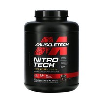 머슬테크 니트로테크 100% 웨이프로틴 골드 더블리치초콜릿 2.28kg 유청단백질 칼슘, 1개
