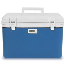 의료용 온도계 아이스 박스 보냉 쿨러 온도 표시 상자, 35L(블루아이스 포함), 35L