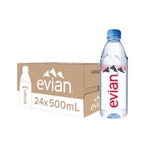 에비앙 천연광천수 500ml x 24 팩, 24팩