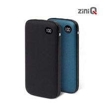 지니큐 QC 3.0 PD 2.0 10000mAh 보조배터리 C타입, 블랙