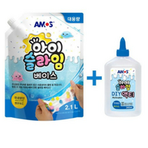 아모스 베이스 2.1L + 아이슬라임 액티 (120ml X2), 3세트