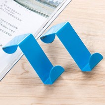 2Pcs 스테인레스 스틸 무료 펀칭 캐비닛 도어 추적 후크없이 문 옷걸이 옷걸이 문 다시 코트 후크 작은 후크, 2 pcs