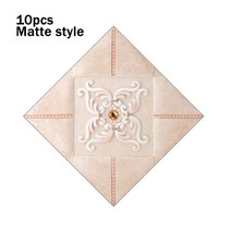 셀프 아트월 거실 주방 셀프인테리어 벽시트지 10pcs 8cm 바닥 타일 대각선 벽, DJ-010