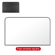 햇빛가리개 유니버설 마그네틱 자동차 차양 반사 실버 천 선 스크린 전면 후면 창 그늘 커버 여름 커튼 바이저, [03] Rear x 1