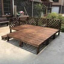 앵글 평상 마당 테라스 정원 가족 여름철 테이블 길이 100cm, 1㎡, 길이 90x폭 40x높이 36cm