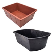 사각다라 사각화분 고무다라 고무대야, 빨강