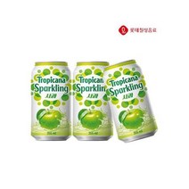 DAE 트로피카나 스파클링 사과 355ml X 24개, 1