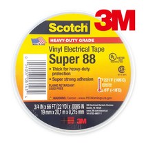 위wjr_3M Scotch Super 88 비닐 전기 절연 테이프 19mmx20M 방수 부식방지 보수용 배관재 파이프재 보수재♥hspirit, ♥words!!, 딱이에요!