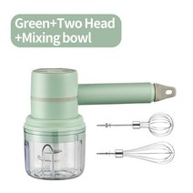 간편믹서기 핸드믹서기 무선 3 속도 미니 믹서 전기 음식 믹서기 휴대용 계란 비터 자동, 녹색 c