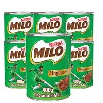 Milo 마일로 초코우유 파우더 캔 (싱가폴) 400g x6캔, 6캔