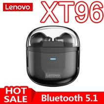 초소형 블루투스 오픈형 무선 이어폰 Lenovo XT95 Pro 무선 헤드폰 블루투스 이, 23 XT96 Black