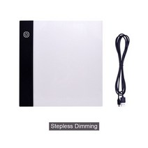 라이트 박스 led판 드로잉 패드 CHIPAL-A5 디지털 태블릿 LED 그래픽 트레이싱 복사 보드 USB 페인팅 테이블 쓰기, [02] Stepless Dimming