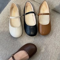 여성 4컬러 메리제인 플랫슈즈