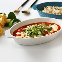 푸코 빗살 플레이트 그라탕기 5color, 블루