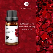 EVOKE-포크 에센셜 오일 10ML 아로마 디퓨저용 가습기 마사지 캔들 비누 제조 100% 자연 라벤더 자, 09 Rose_01 10ml