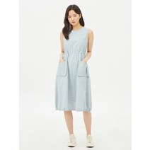 [국내 매장판] 탑텐 원피스 여성 쿨터치 스트링 포켓 슬리브리스 MSE2OO2002 821482