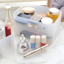 파우더 립스틱 화장대정리 투명 뷰티수납함 작은서랍 툼새보관 꾸미기 데코
