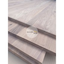 바나나목재 북미산 월넛(호두나무) 솔리드 집성목 20Tx1000x1800mm 중국가공