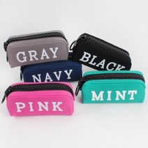 네이비_[톡톡]_/_210*90mm_빅지퍼_컬러필통 B19D, 상세페이지 참조, 단품