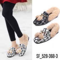 슈앤필 SF17-368-3 퍼안감 플랫 단화 로퍼 방한화