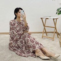 떳다그녀 에즈린 프릴 롱 원피스