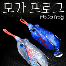 노미스 모가 프로그 튜닝 완제품 가물치 배스 민물 버징 루어 낚시, 화이트 블루(White Blue)