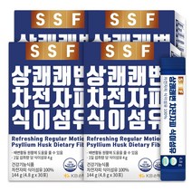 순수식품 상쾌한 쾌변 차전자피 식이섬유 100% 4박스(120포) 분말 가루 장운동 건강기능식품, 120개, 4.8g