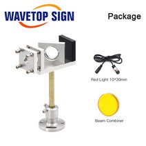 레이저각 마킹 WaveTopSign빔 결합기 세트 20/25mm ZnSe 레이저 빔 고정 포인터 CO2 조각 절단기용, [01] Package, [01] Dia 20mm