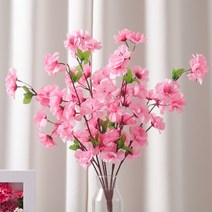 봄내음 진달래 부쉬 53cm FAIAFT 조화 꽃 인테리어 소품 봄꽃, 진핑크547616 35