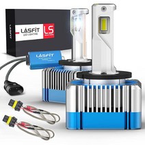 LASFIT D1S D1R D3S D3R LED 전구 100W 11000 루멘 500% 밝은 6000K 쿨 화이트 플러그 앤 플레이 불가 LS 플러스 시리즈 콤보 키트 2개