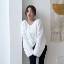 브이넥 소프트 니트 4color