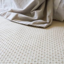 [라이크리빙] 항균 모달 와플 소프트 면 거실 러그 95X150cm