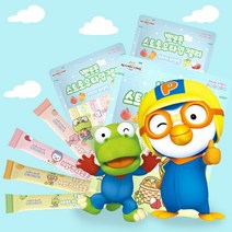 마미꼬미 뽀로로 스트로우타입 젤리스틱 4가지 과일맛, 30개, 2개