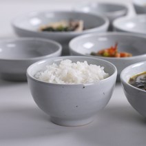 진 고백자 국산도자기 공기대접, 1p, 대접