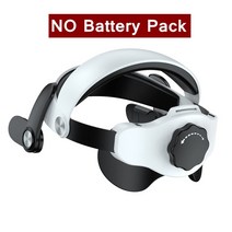 VR VR기기Oculus Quest 2 배터리 팩 5300mhA 엘리트 스트랩 Halo Strap VR 보조베터리 Meta 액세서리, 한개옵션1, 02 No Battery