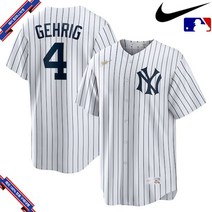 나이키 MLB 루 게릭 뉴욕 양키스 홈 쿠퍼스타운 컬렉션 플레이어 저지 화이트 791986