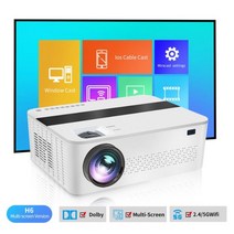 YERSIDA H6 HD 프로젝터 1080P 5G WiFi 블루투스 프로젝터 4K 450 디스플레이 2022 업그레이드 된 9500 루멘 4K 프로젝터 3D 시네마, C.AU 플러그, 01.멀티스크린 버전