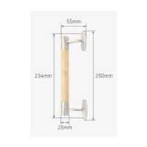 현대하드웨어 다용도 오크 가구 미닫이 손잡이